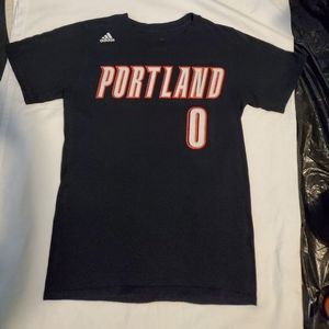 Portland Trail Blazers Damian Lillard Adidas t-shirt, men's Small